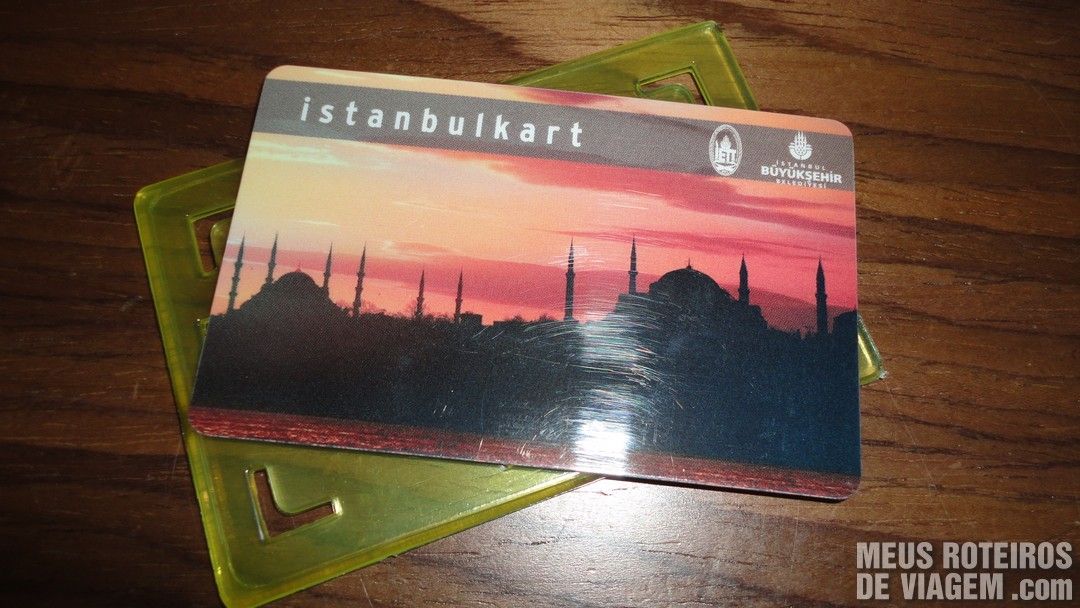 Cartão Istanbulkart - Istambul, Turquia