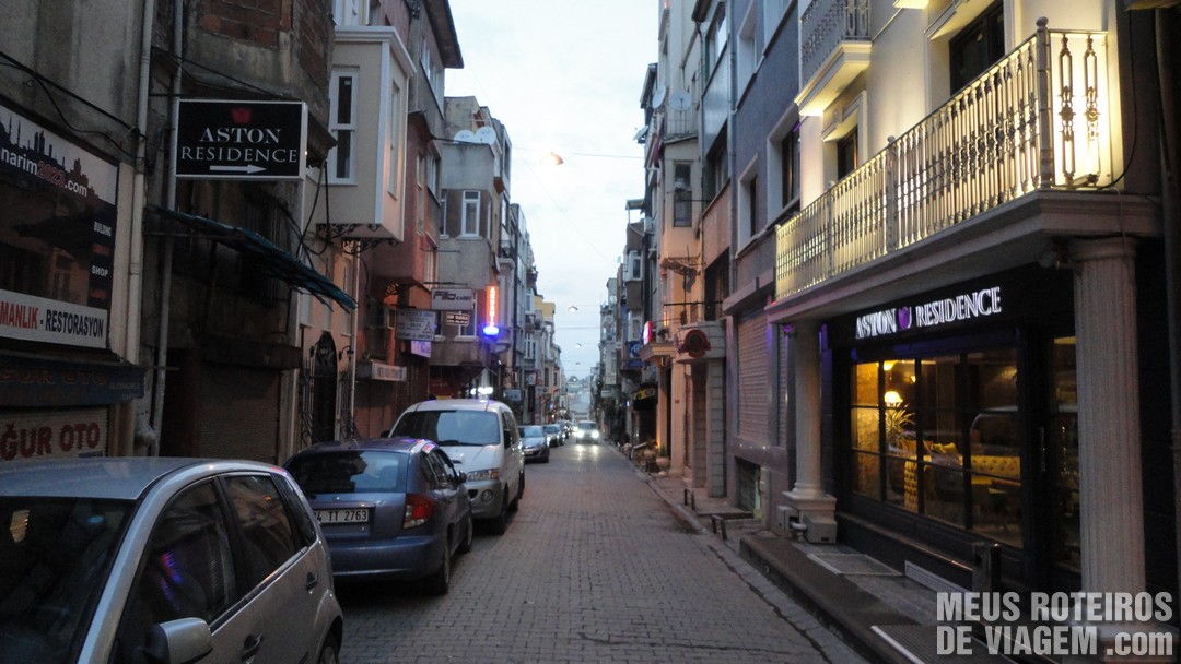 Rua do hotel