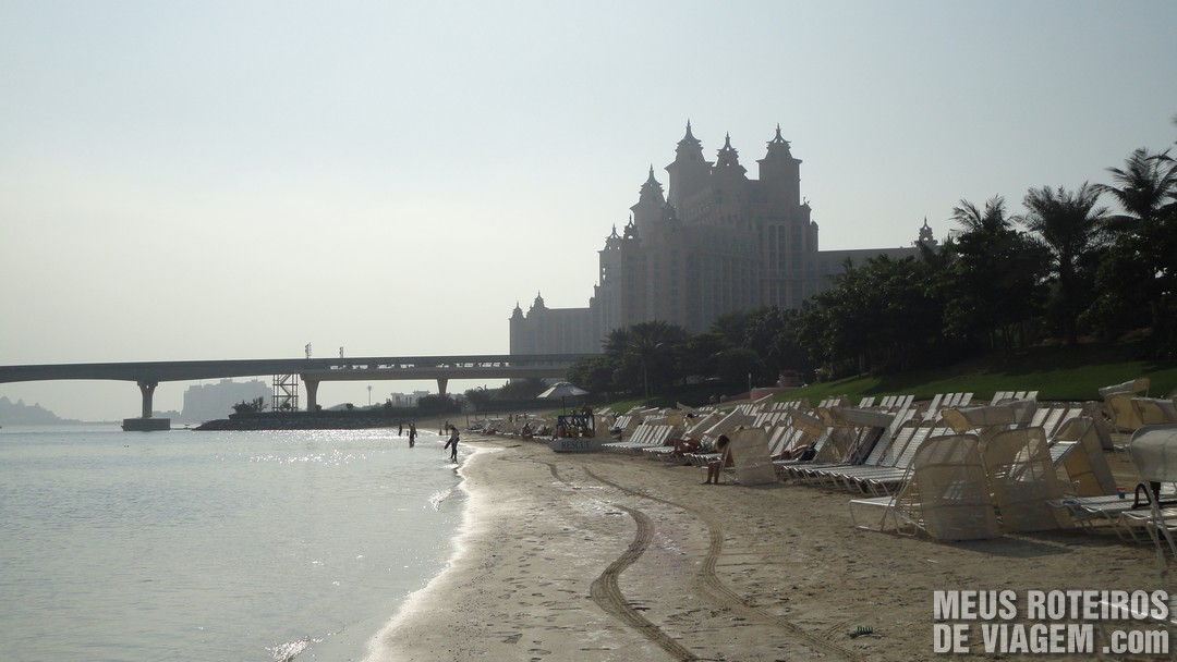 Praia do hotel Atlantis The Palm - Dubai