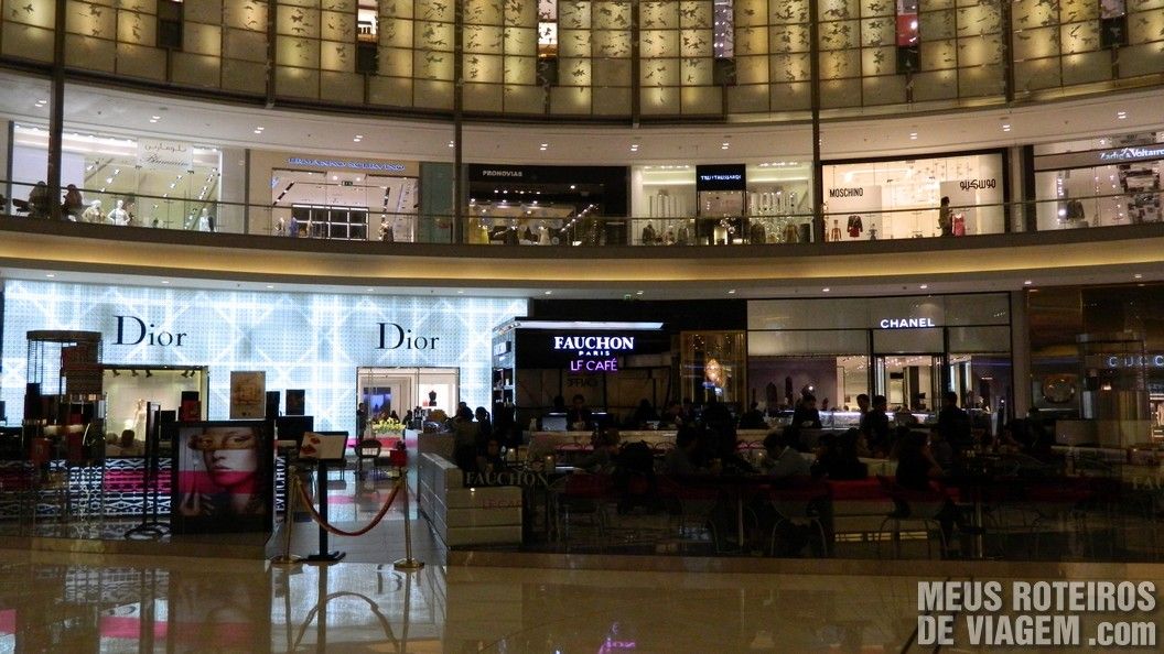 Fashion Avenue do Dubai Mall - Shopping em Dubai