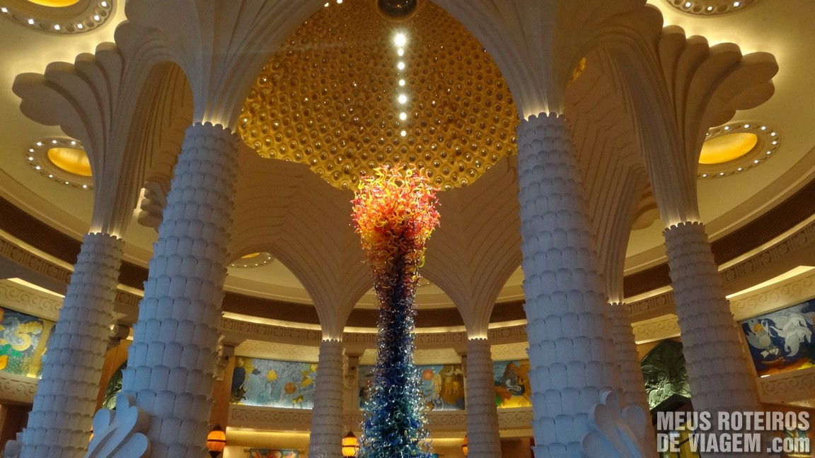 Recepção do hotel Atlantis The Palm, Dubai