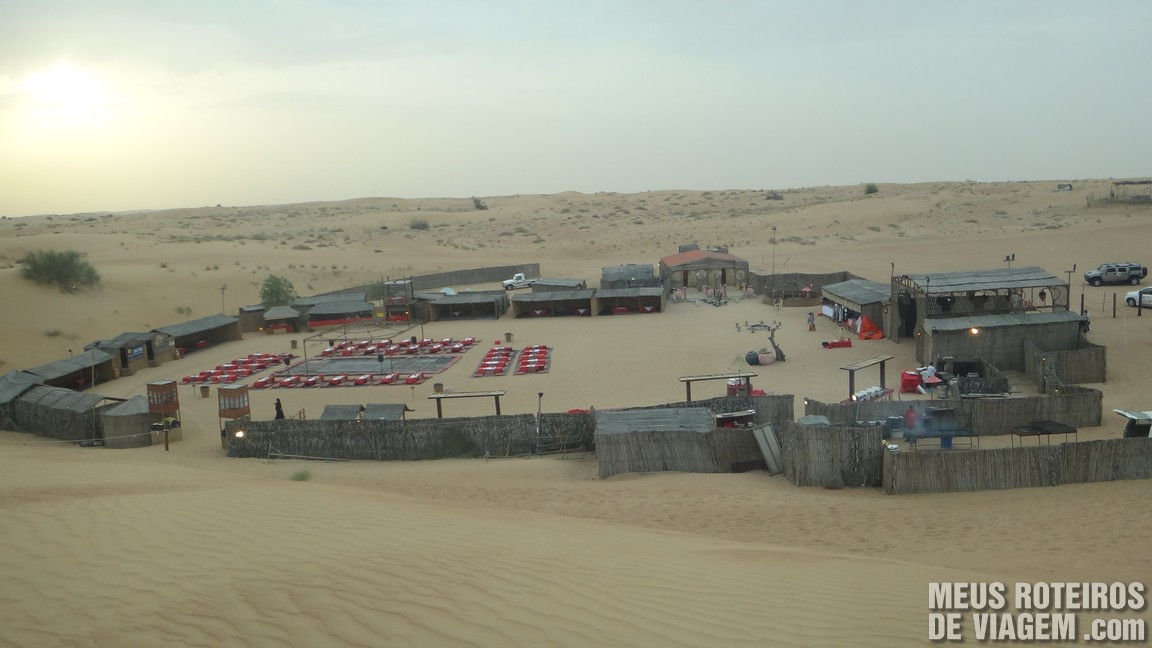 Acampamento de beduínos - Deserto de Dubai, Emirados Árabes