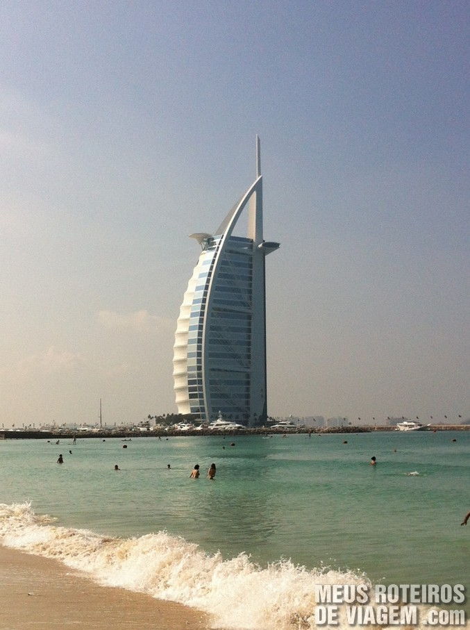 Hotel Burj Al Arab visto da Jumeirah Beach - Dubai
