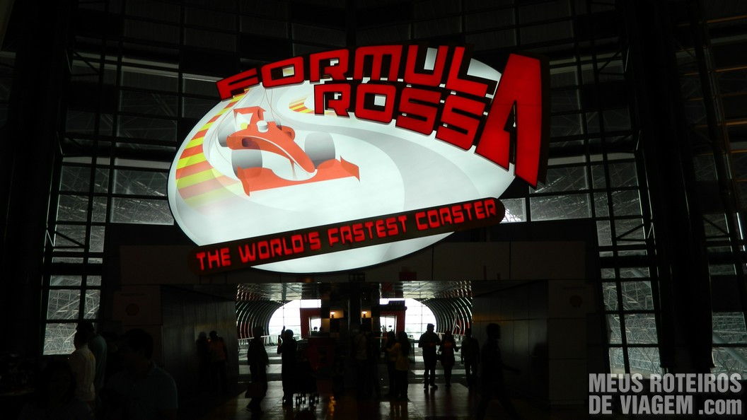 Formula Rossa no Ferrari World - Abu Dhabi, Emirados Árabes