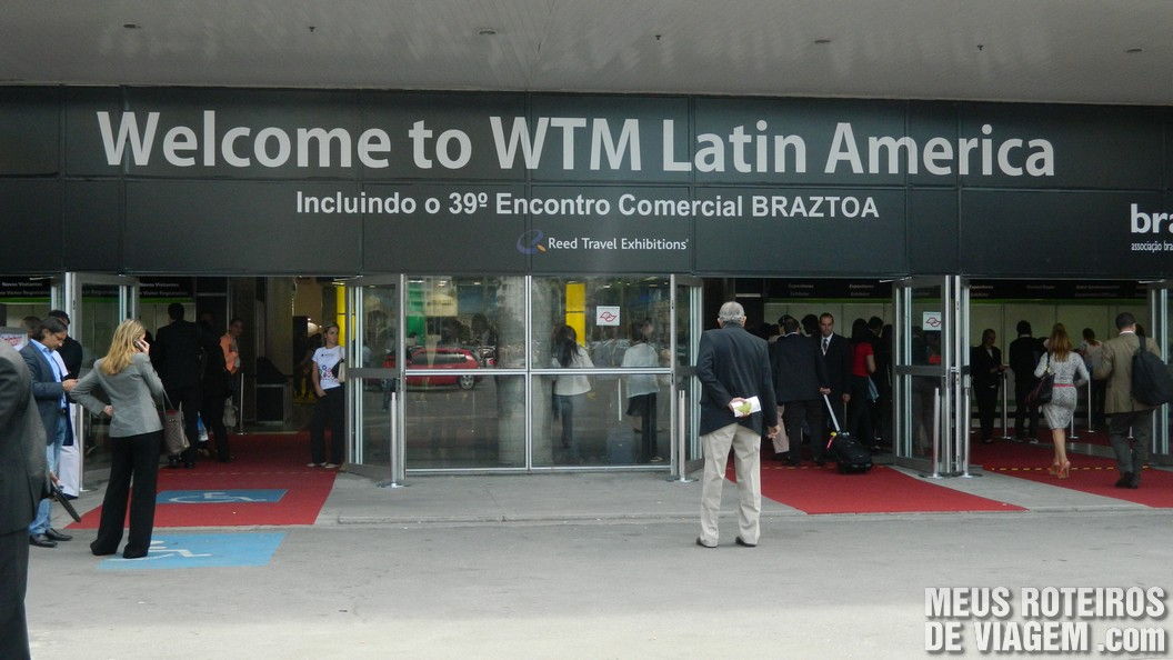 Entrada da WTM Latin AMerica