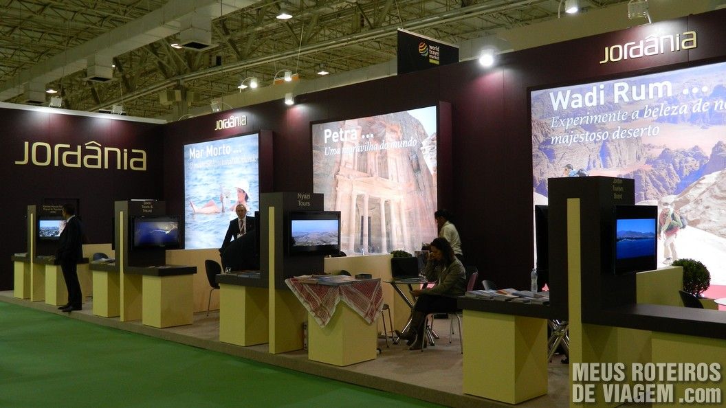 Estande da Jordânia na WTM Latin America 2013