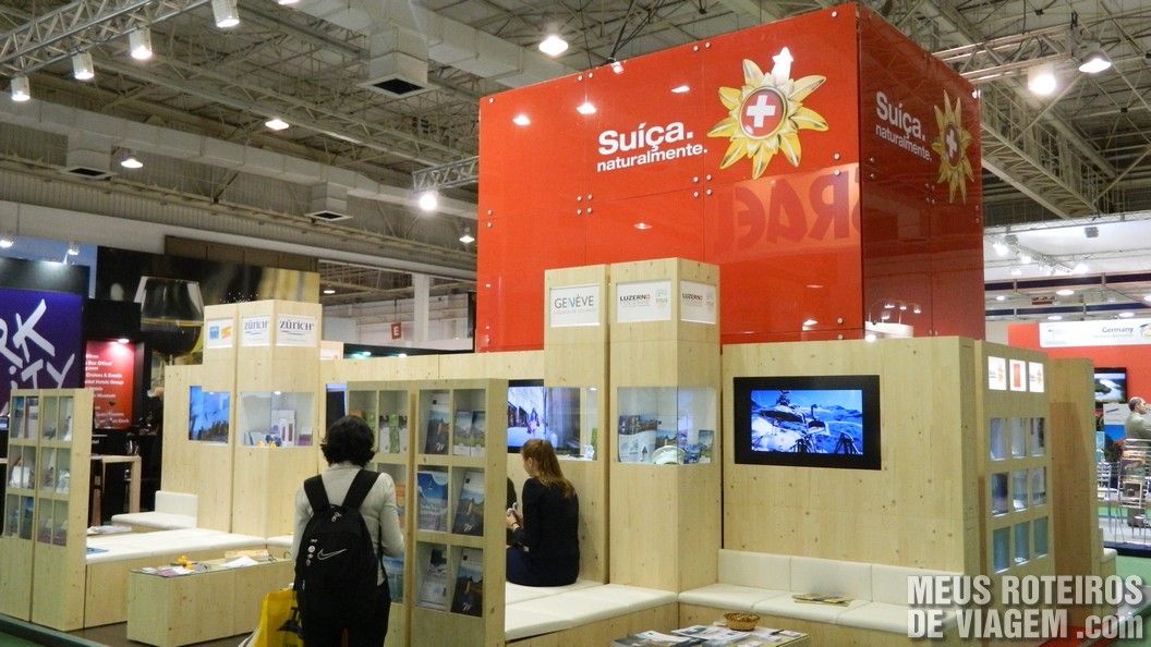 Estande da Suíça na WTM Latin America 2013