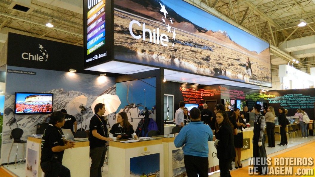 Estande do Chile na WTM Latin America 2013