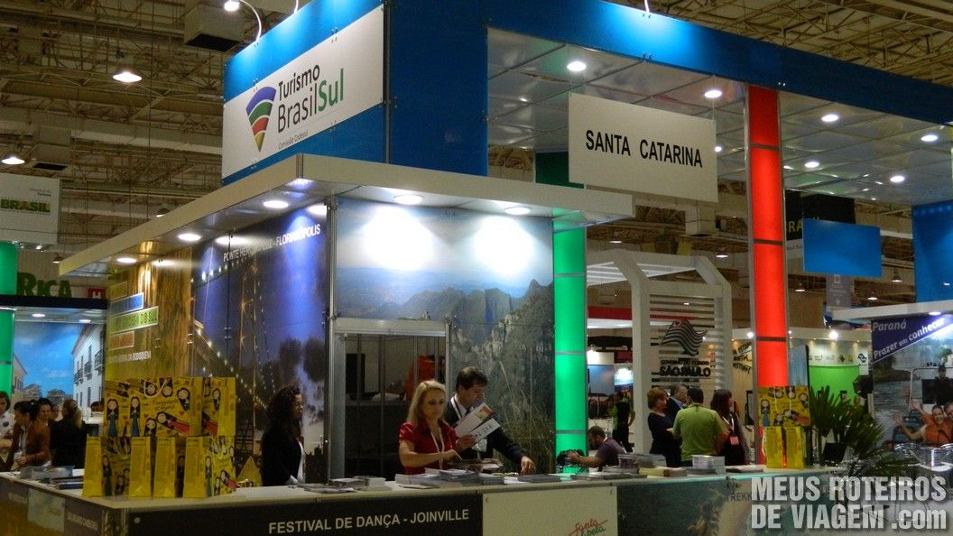 Estande de Santa Catarina na WTM Latin America
