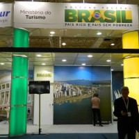 Estande do Ministério do Turismo do Brasil na WTM Latin America