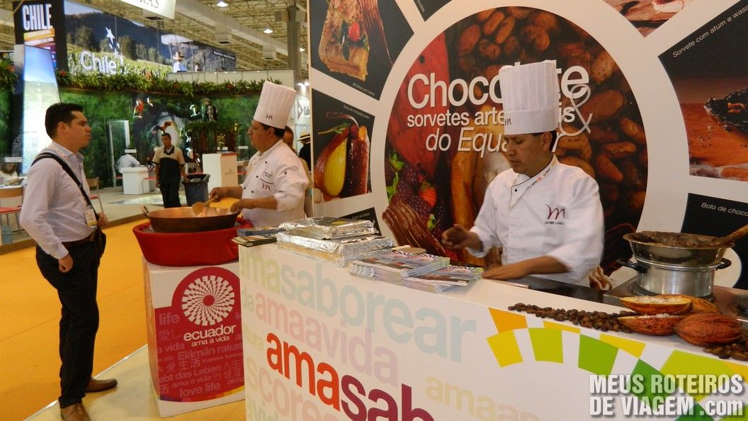 Estande do Equador na WTM Latin America 2013