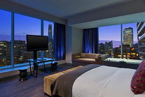 Suíte do hotel W Santiago (fonte: starwoodhotels.com)