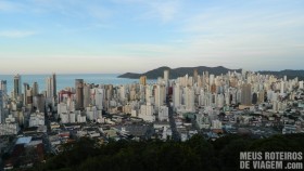 Balneário Camboriú vista do mirante do Cristo Luz