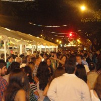 Av. Sarmiento lotada na Mega Degustação 2014 - Mendoza, Argentina