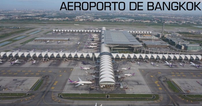 O Aeroporto de Bangkok Suvarnabhumi e Transfer para o Hotel bangkok - aeroporto