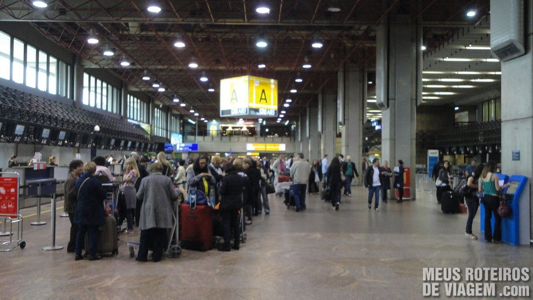 A Localização das Companhias Aéreas nos Terminais do Aeroporto de