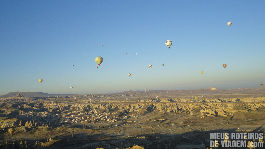 Balões no céu da Capadócia - Turquia