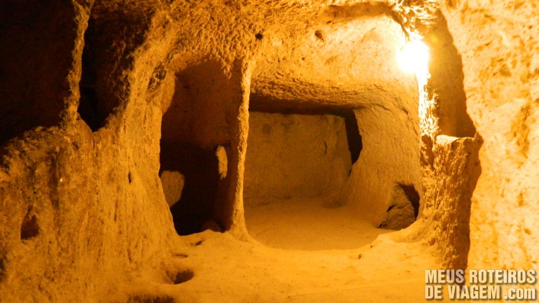 Cidade subterrânea de Kaymakli - Capadócia, Turquia