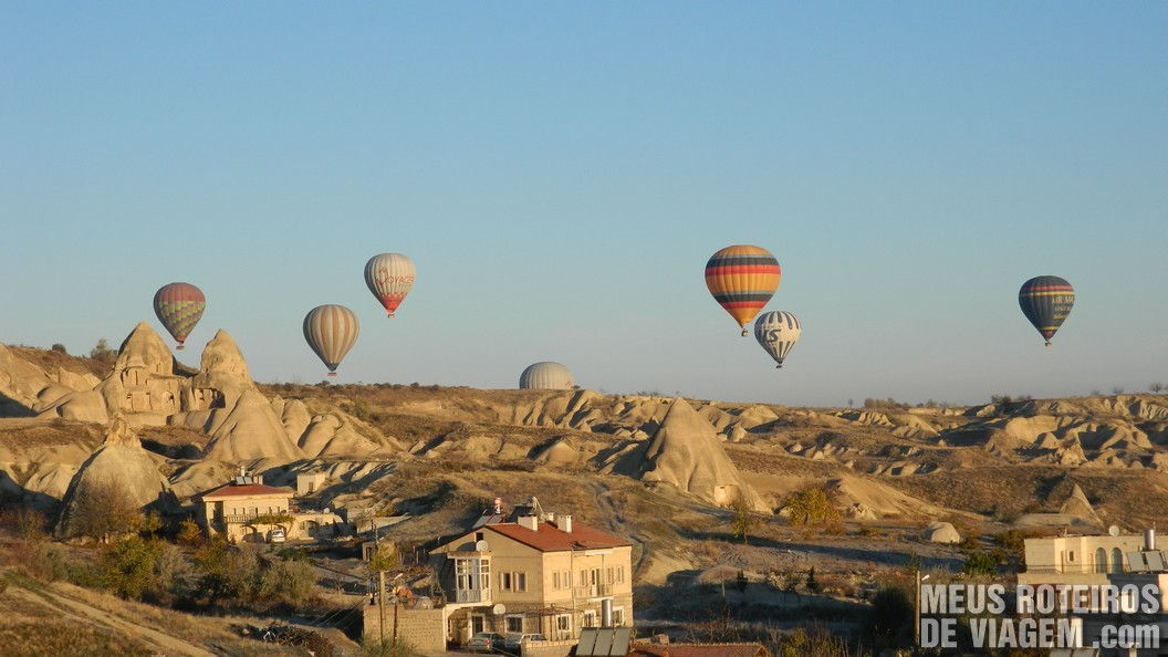 Balões em Goreme - Capadócia, Turquia