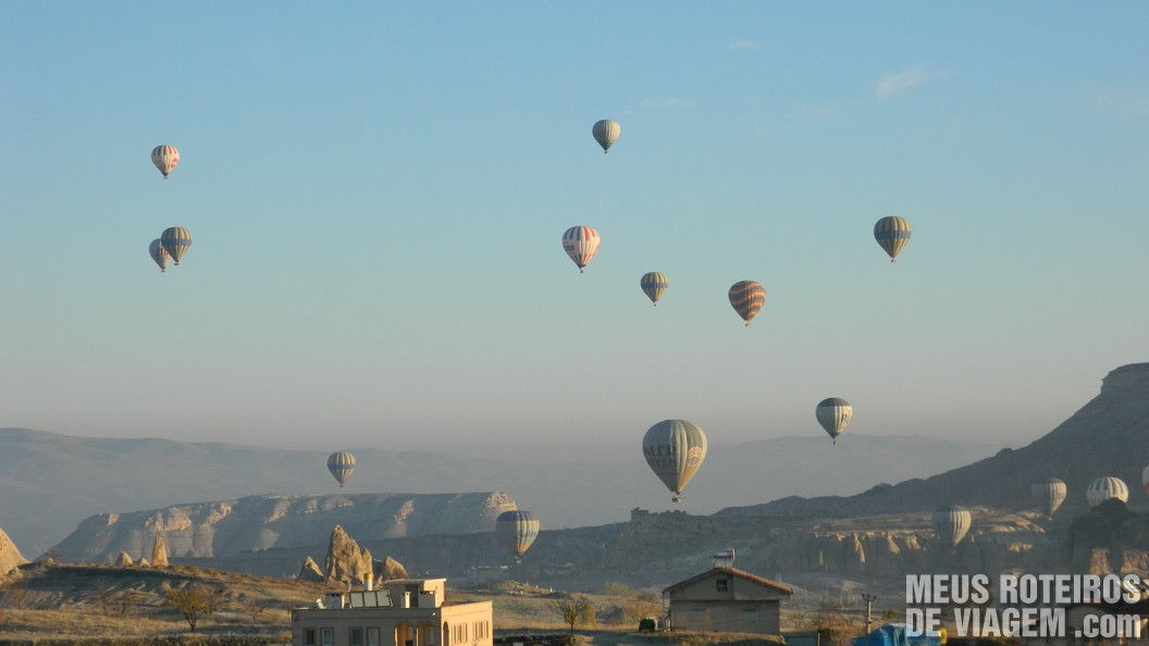 Balões em Goreme - Capadócia, Turquia