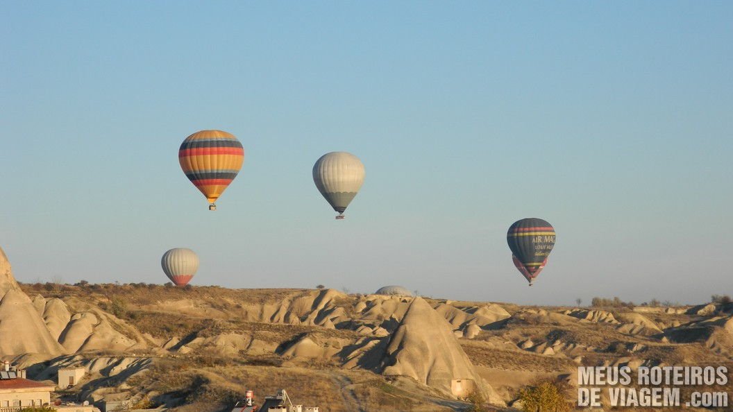 Balões em Goreme - Capadócia, Turquia