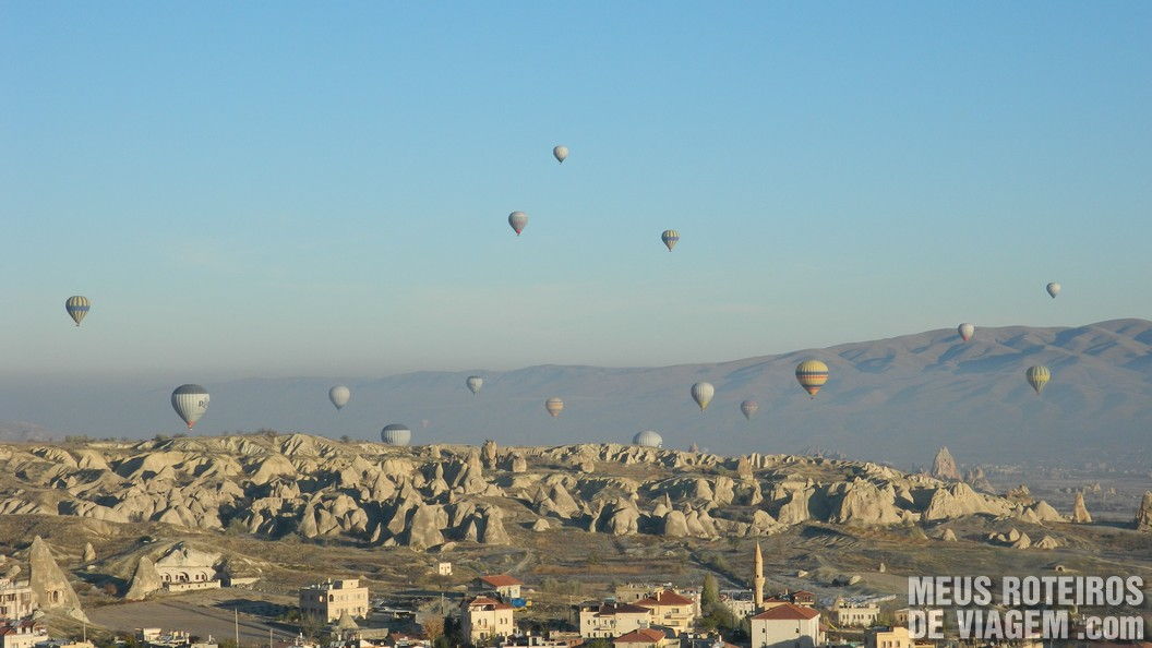 Balões em Goreme - Capadócia, Turquia