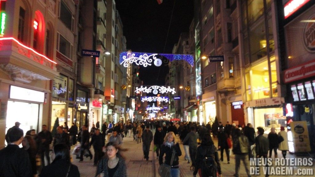 Avenida Istiklal - Istambul, Turquia