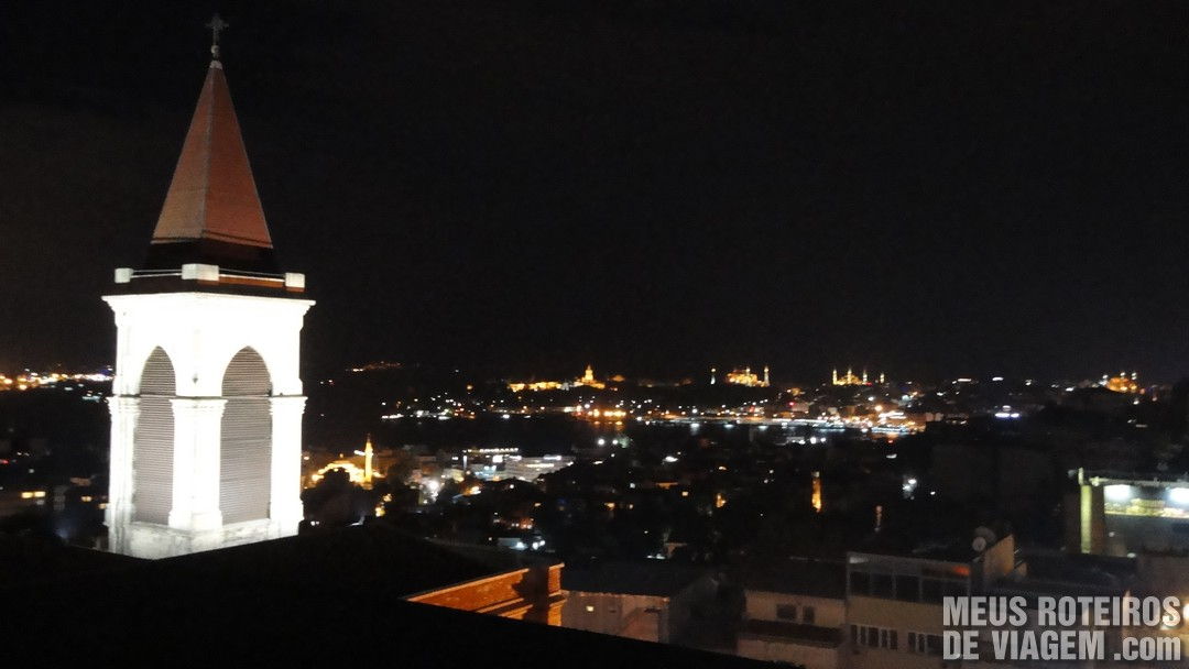 Vista do restaurante Istanbul 360 - Istambul, Turquia