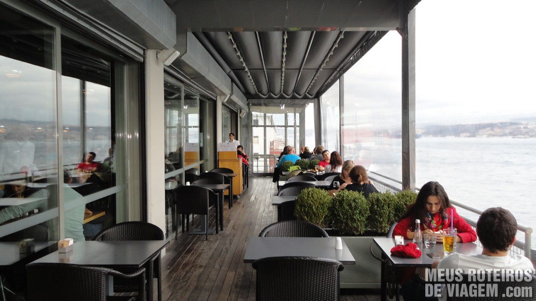 Restaurante do museu Istanbul Modern - Istambul, Turquia