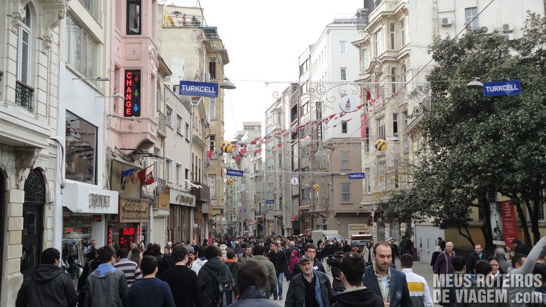 Avenida Istiklal - Istambul, Turquia