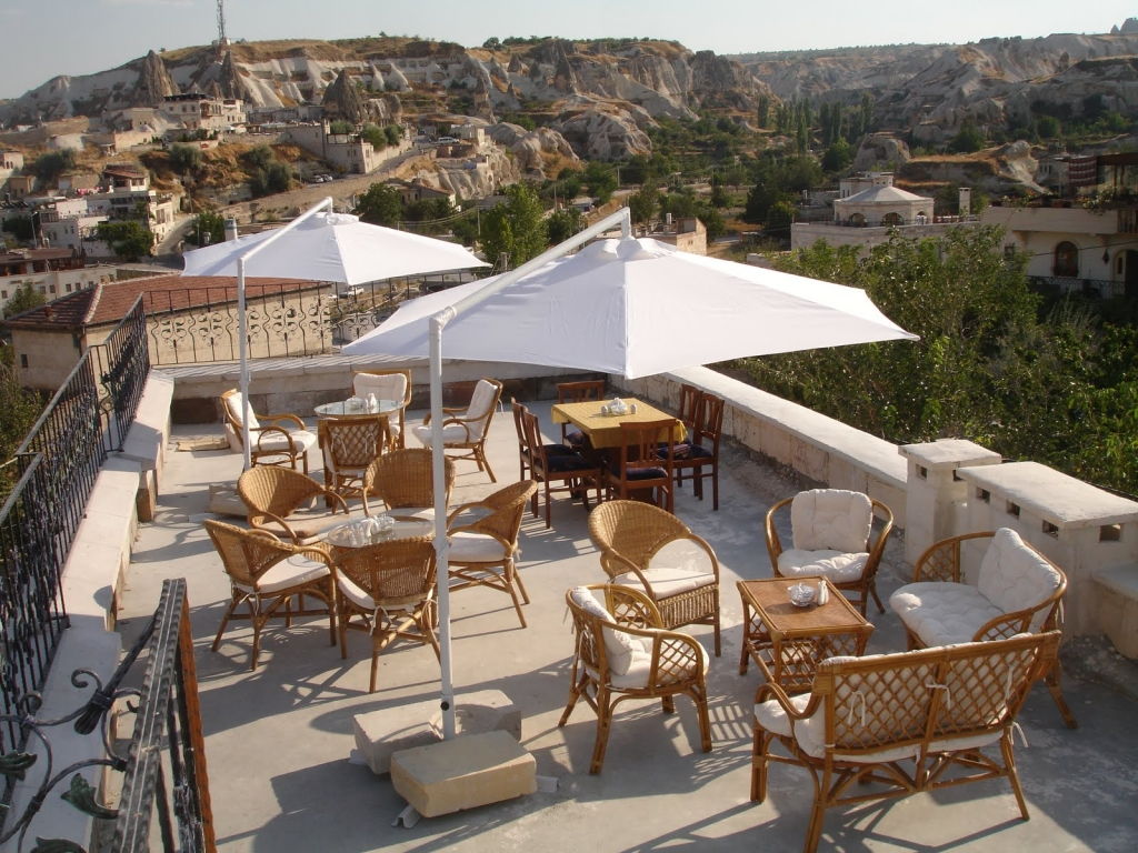 Terraço do Vineyard Cave Hotel