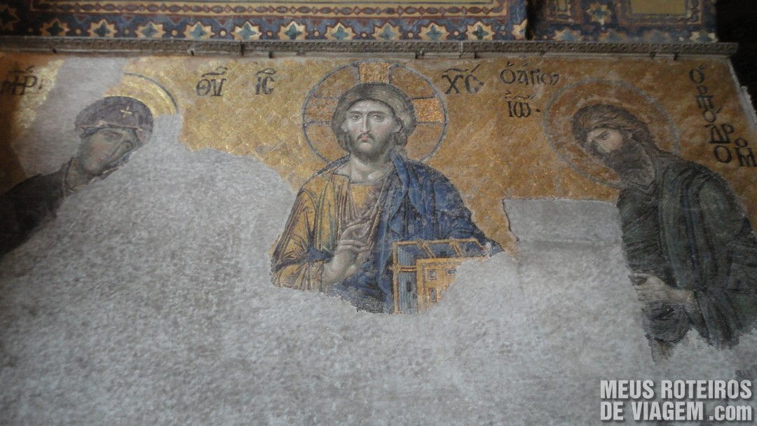 Mosaicos da Basílica de Santa Sofia - Istambul, Turquia