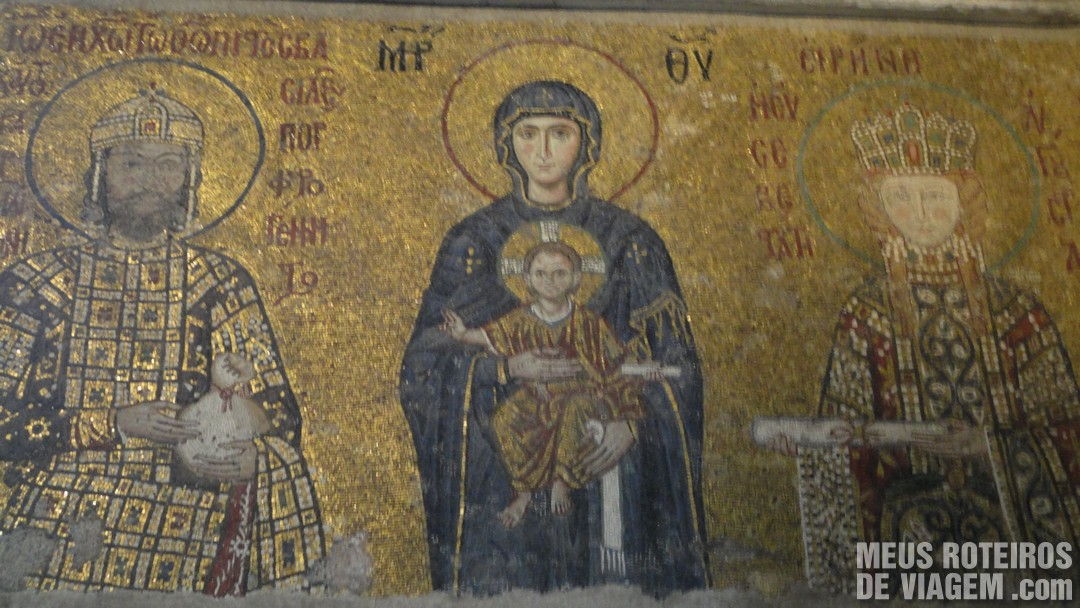 Mosaicos da Basílica de Santa Sofia - Istambul, Turquia
