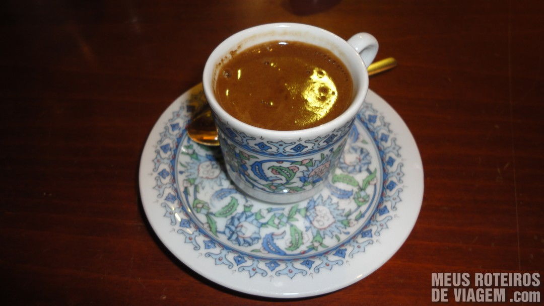 Café Turco no Grande Bazar - Istambul, Turquia