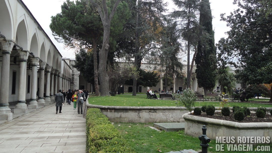 Pátio do Palácio Topkapi - Istambul, Turquia
