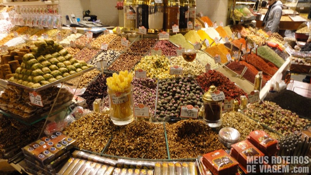 Loja do Bazar de Especiarias - Istambul, Turquia