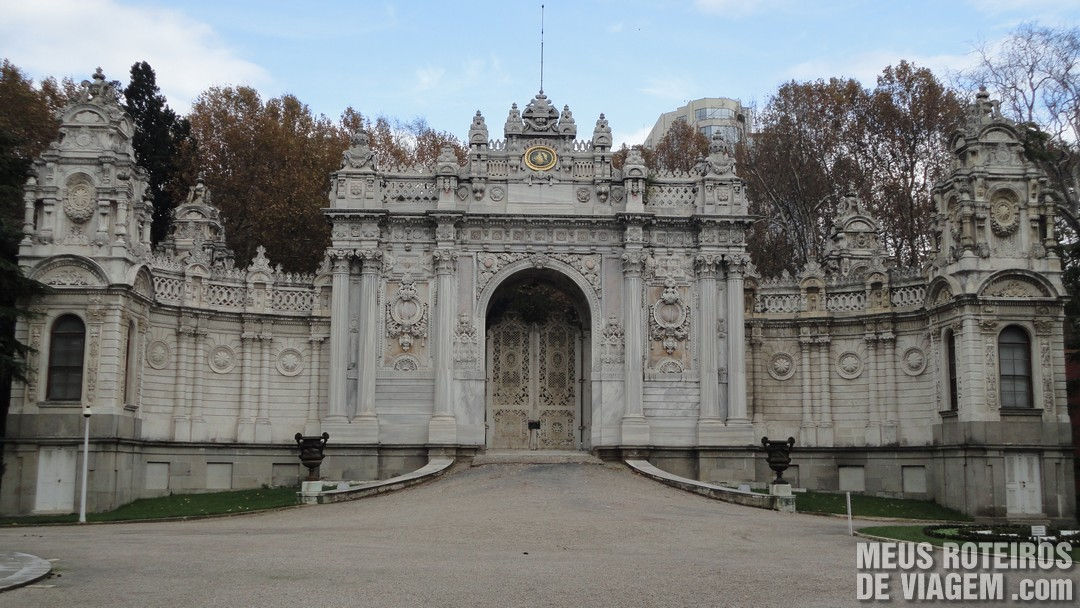 Portão do Palácio Dolmabahce - Istambul, Turquia
