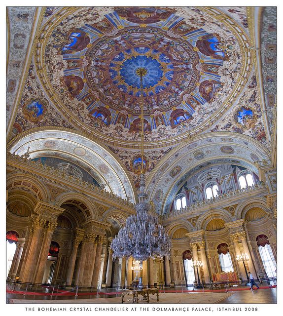Salão de Eventos do Palácio Dolmabahce - Istambul, Turquia