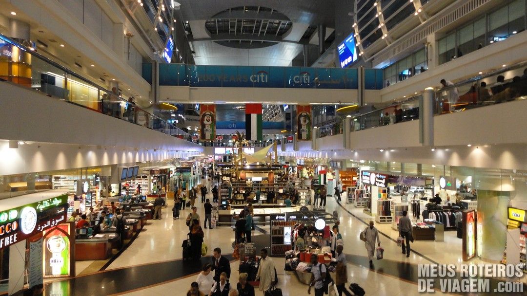 Duty Free do terminal 1 - Aeroporto de Dubai