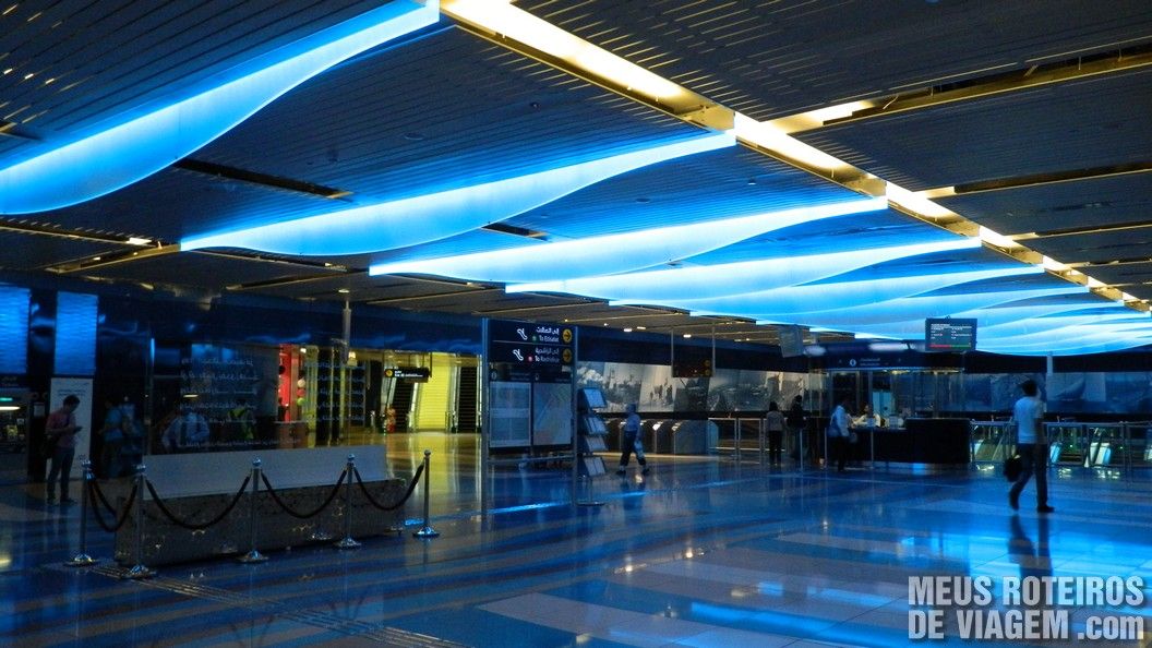 Estação de Metrô de Dubai