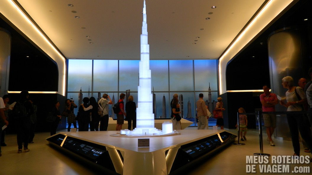 Maquete do Burj Khalifa - Dubai