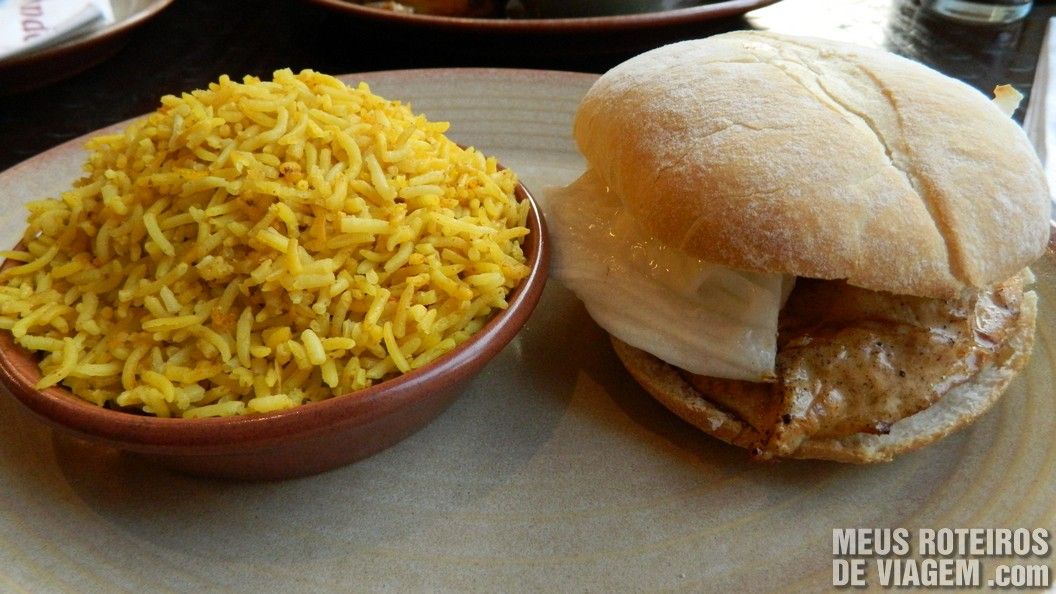 Chicken Burger no Nando's Dubai