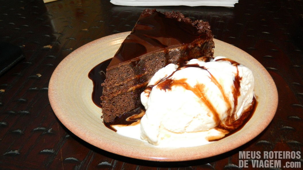 Chocolate Cake no Nando's Dubai