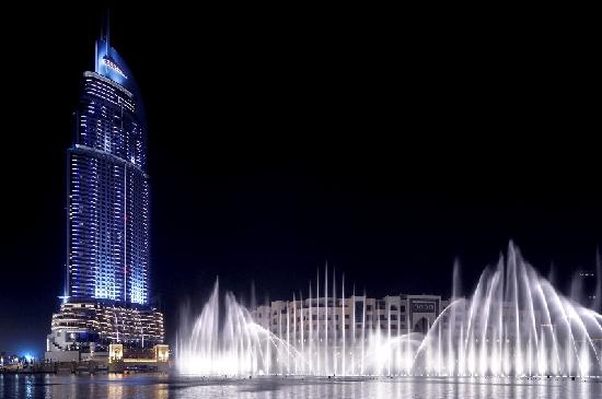 Hotel The Address Downtoen e as Fontes de Dubai (fonte: tripadvisor.com)
