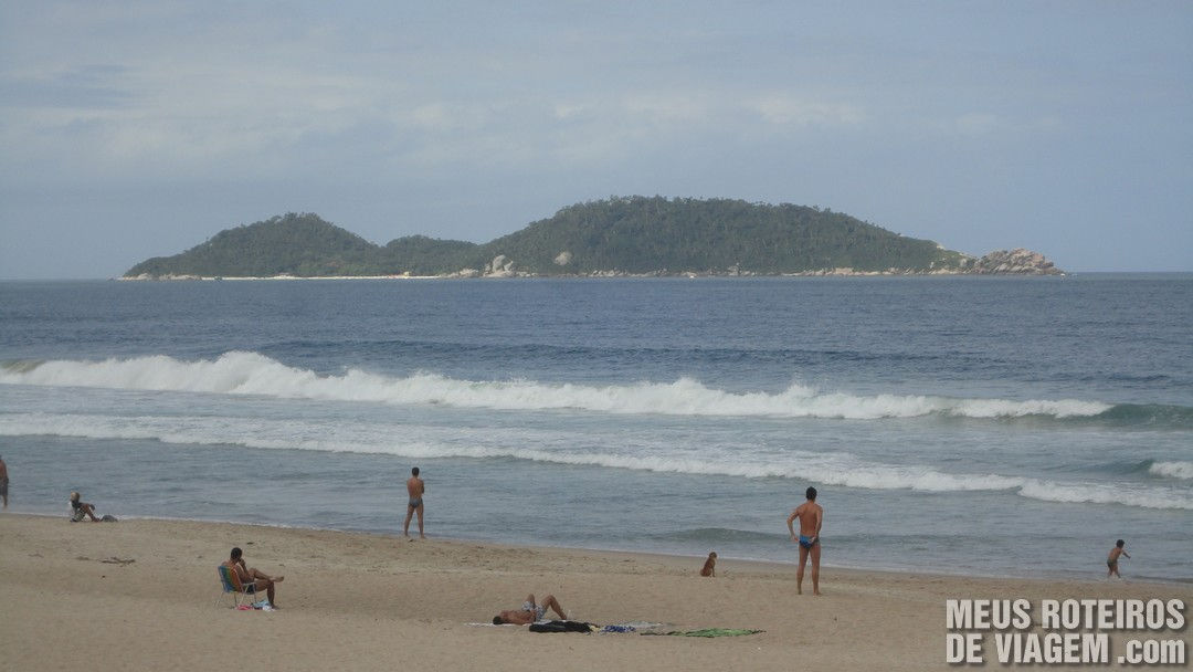 Praia do Campeche e a Ilha do Campeche