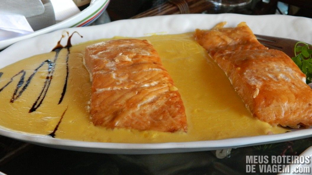 Salmão no Ostradamus - Floripa