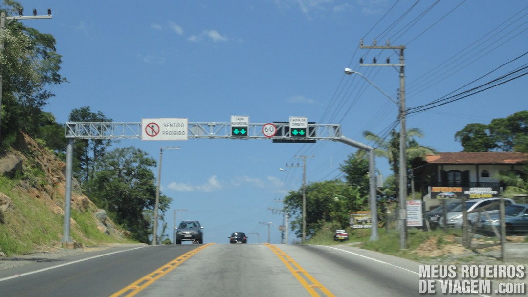 As três faixas da Rod. SC-405 - Floripa