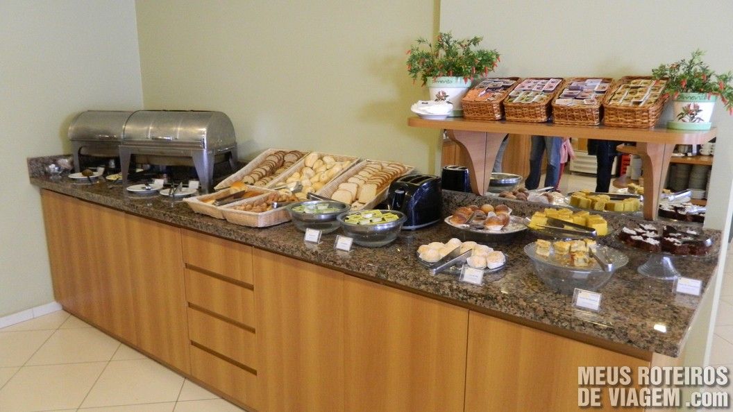 Café da manhã do Comfort Hotel Joinville