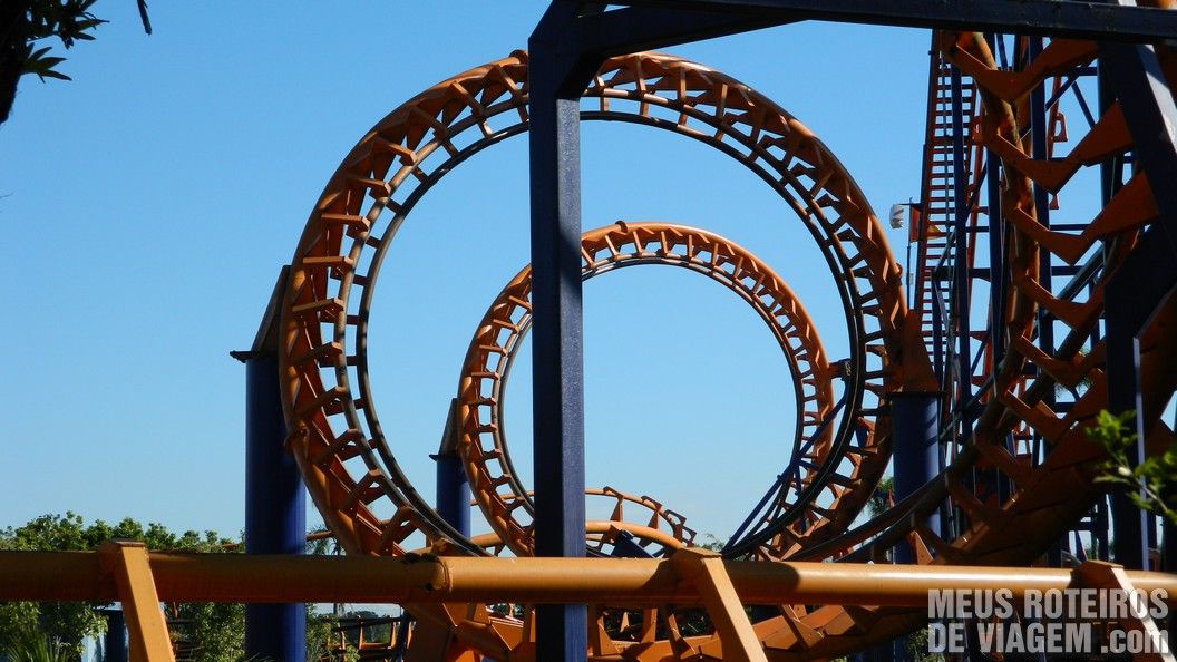 Montanha-russa Star Mountain - Parque Beto Carrero World Penha