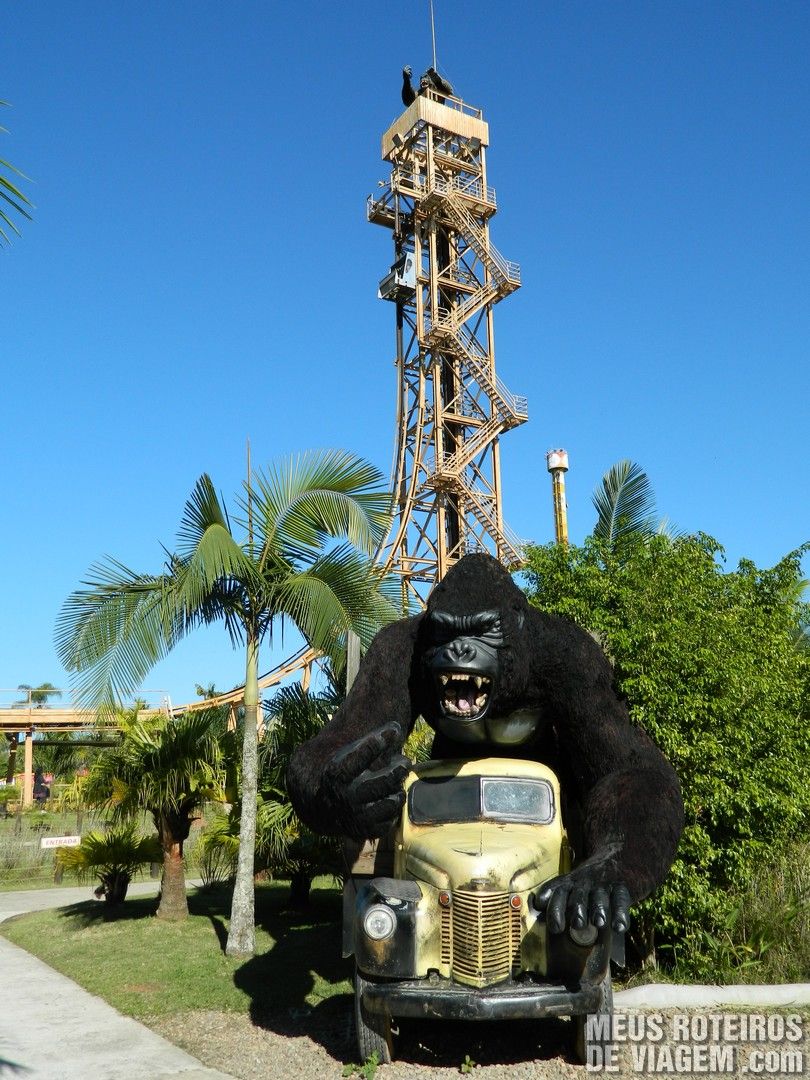 Elevador Free Fall - Parque Beto Carrero World Penha/SC